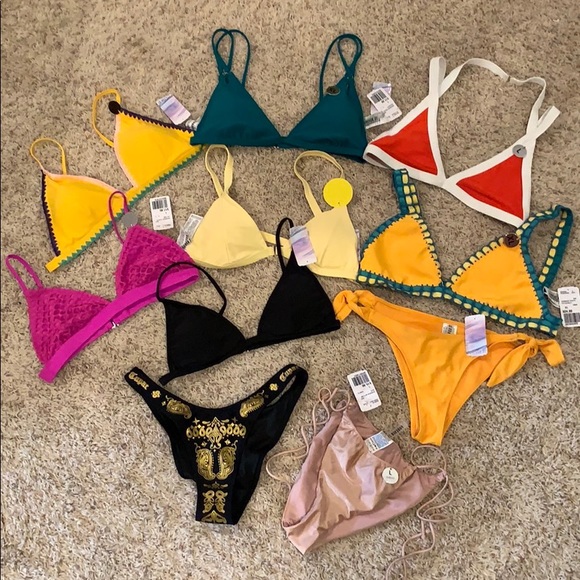 Forever 21 Other - 9 piece 👀 NWT Bathing Suit tops and bottoms